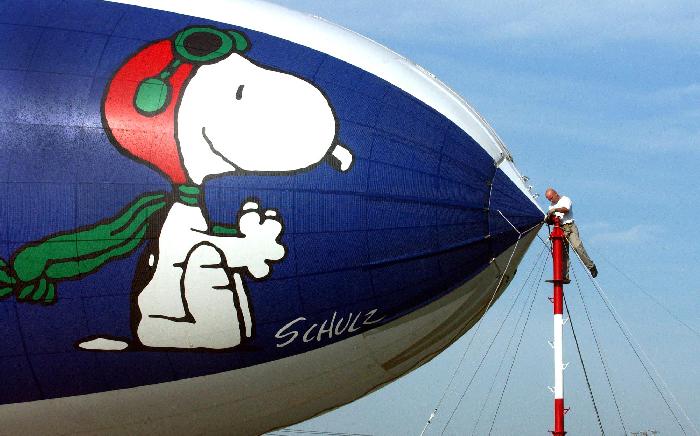 The Snoopy blimp